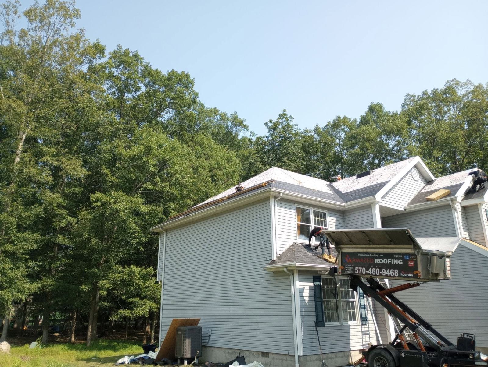 Roof replacement detail