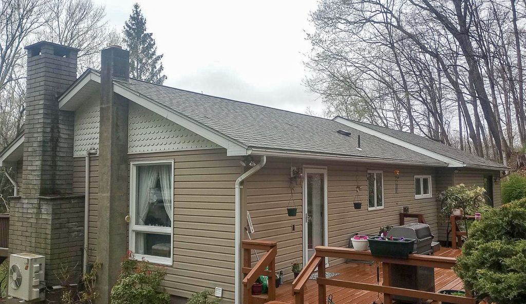 hardie board on a home