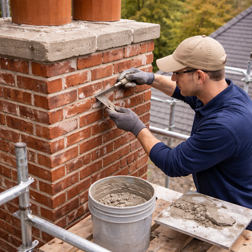 chimney brick repointing
